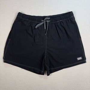 Saxx 5" Oh Buoy 2N1 Swim Shorts Men's XL Black DropTemp Cooling Liner BallPark